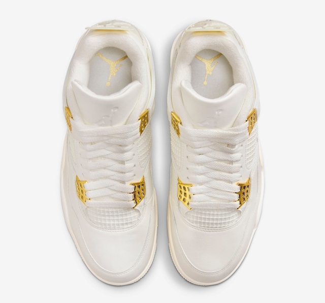 Air Jordan 4 Metallic Gold