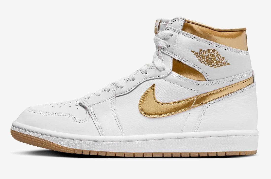 Air Jordan 1 High Metallic Gold